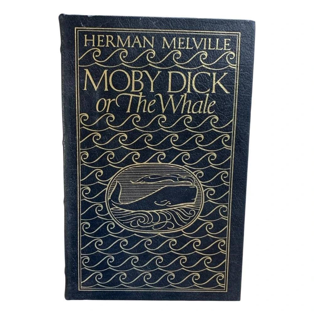 Moby Dick or The Whale Herman Melville Black & Gold‎ Hardcover Book